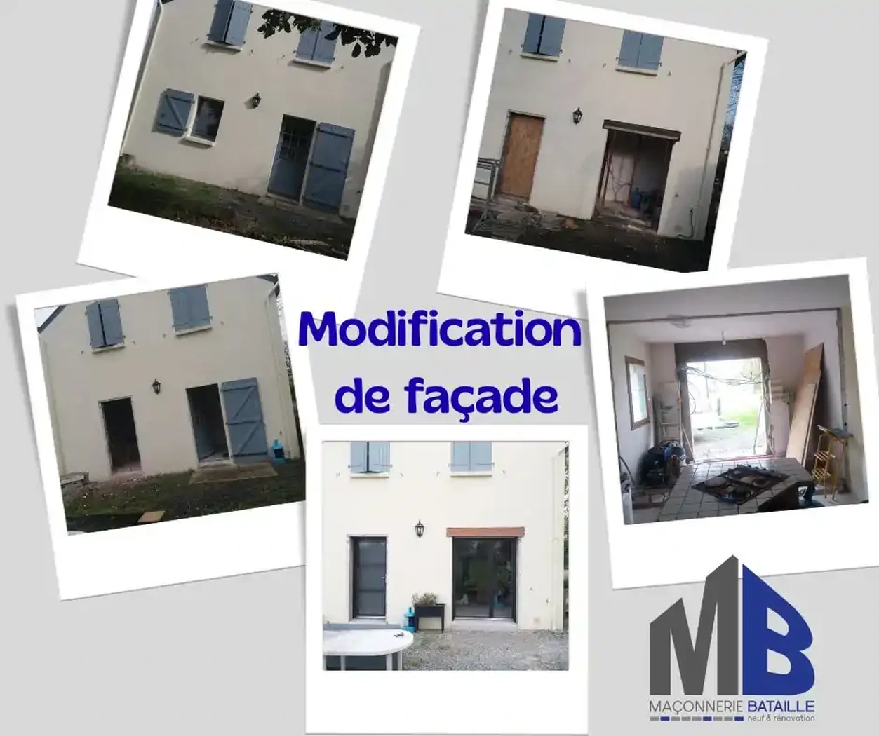 Modification de façade, Quilly